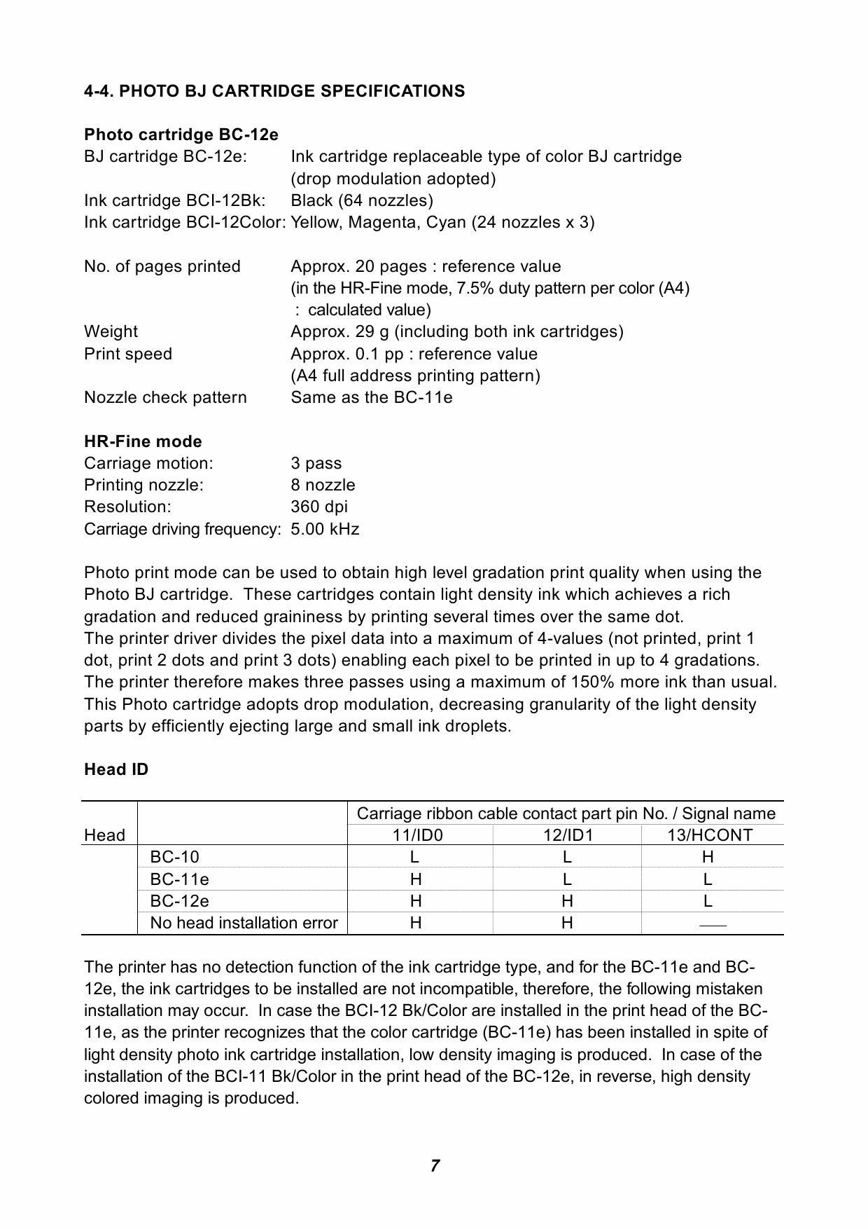 Canon BubbleJet BJC-85 Service Manual-3